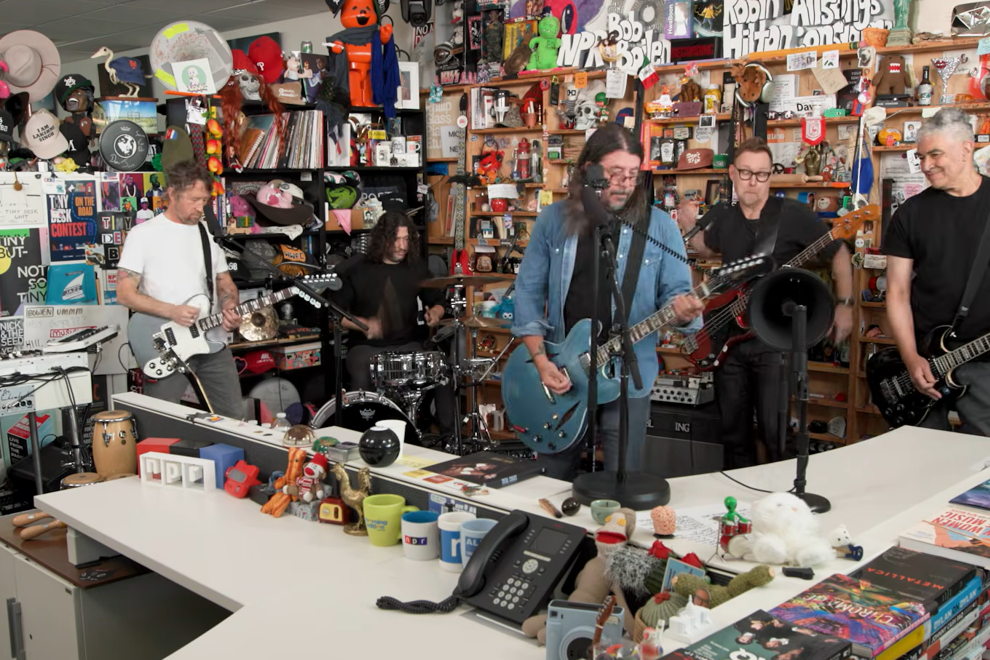 Watch Foo Fighters Make Their Tiny Desk Concert Debut