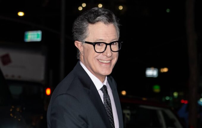 Watch Stephen Colbert make surprise return to TV on Michigan public access station with Jack White