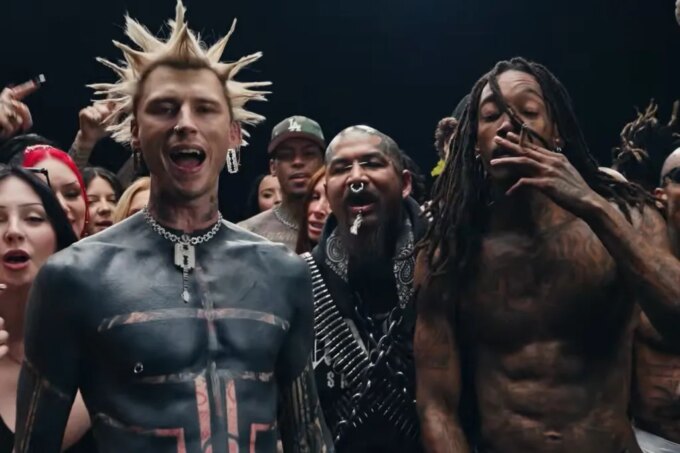mgk, Wiz Khalifa's 'Blog Era Boyz' Release Date, 'Everything Tatted' Video