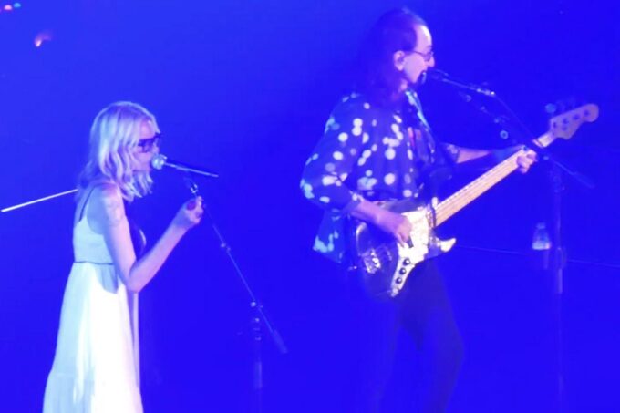 Aimee Mann Performs 'Time Stand Still' With Rush in Los Angeles