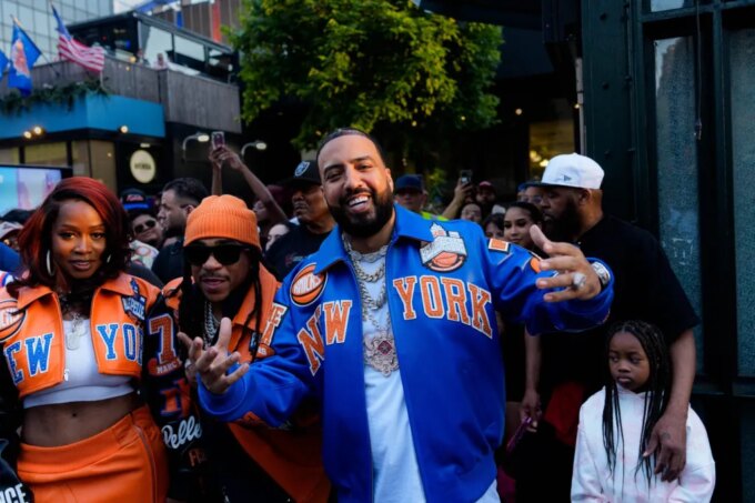 French Montana Offers to Help Taxi Driver in Knicks Celebration