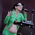 Japanese Breakfast debuts baby bump at Governor's Ball 2026 set: "Jpreggie!"
