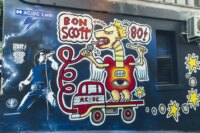 Late AC/DC Frontman Bon Scott Remembered With Melbourne Mural