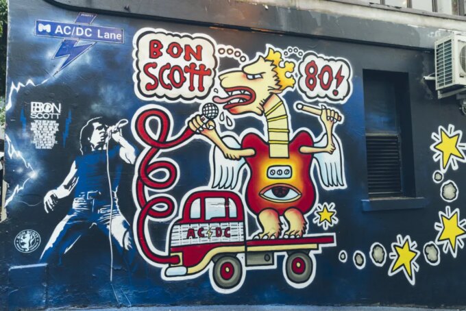Late AC/DC Frontman Bon Scott Remembered With Melbourne Mural