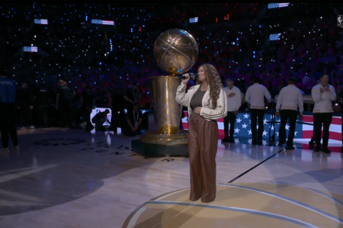 Tori Kelly Sings 'Star-Spangled Banner' at 2026 NBA Finals