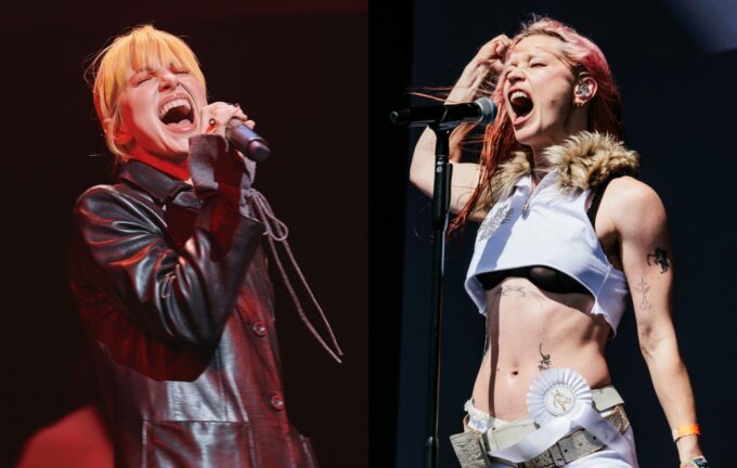 Watch Hayley Williams close London Roundhouse run by playing 'Parachute' with Wet Leg's Rhian Teasdale