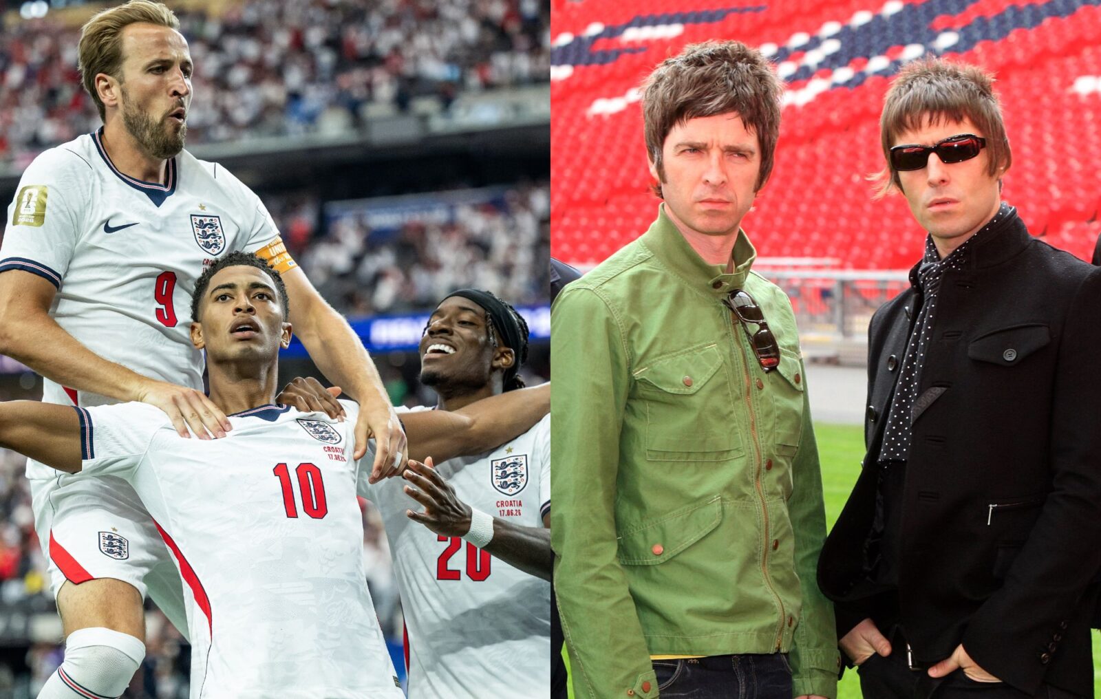 Watch the emotional moment they play Oasis' 'Wonderwall' after England's World Cup victory against Croatia
